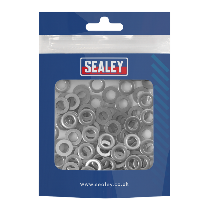 Flat Washer Stainless Steel M6, DIN 125 - Pack of 100 | SSW6