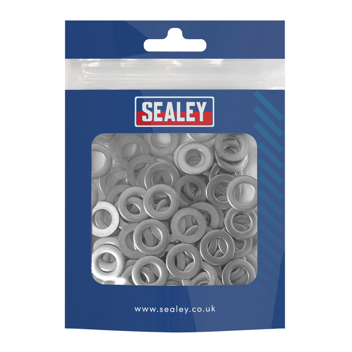 Flat Washer Stainless Steel M8, DIN 125 - Pack of 100 | SSW8