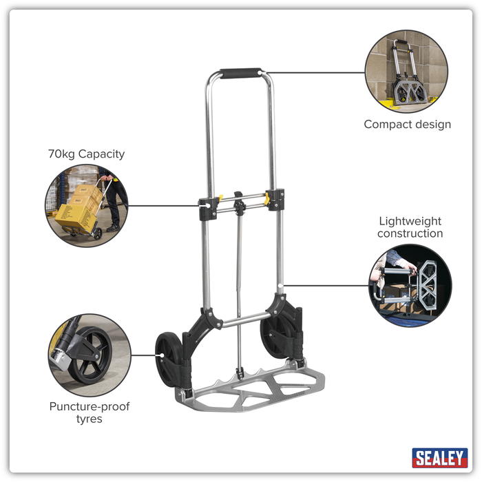 Aluminium Folding Sack Truck 70kg Capacity | ST33