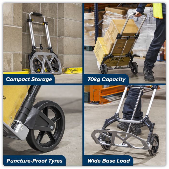 Aluminium Folding Sack Truck 70kg Capacity | ST33