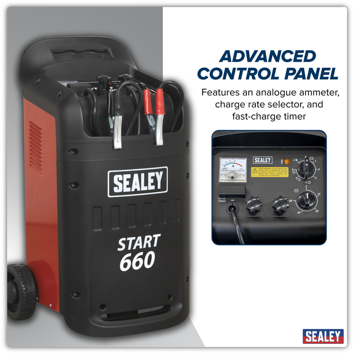 12/24V Starter/Charger 660/100A 230V | START660