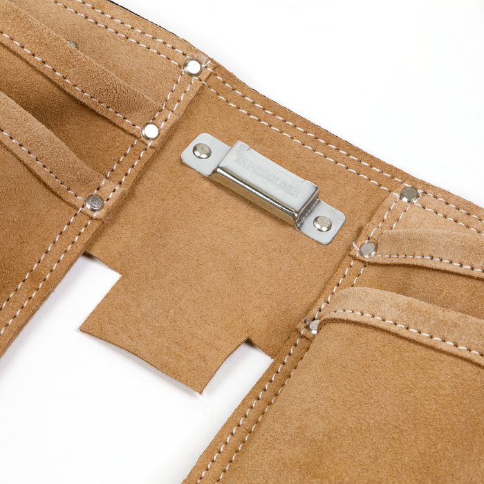 Double Pouch Leather Tool Belt | STBL01