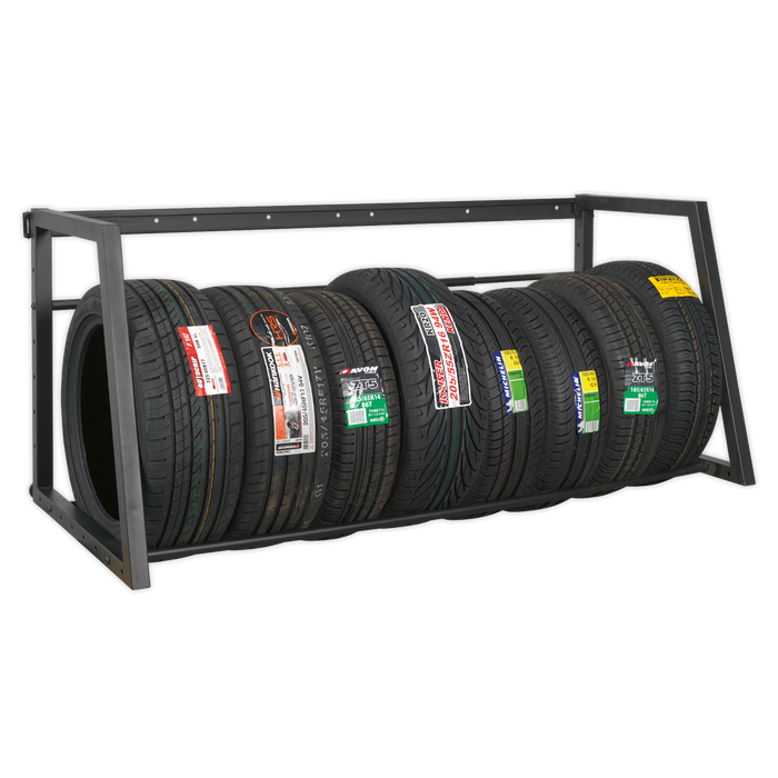 Wall or Floor Mounting Extending Tyre Rack | STR001