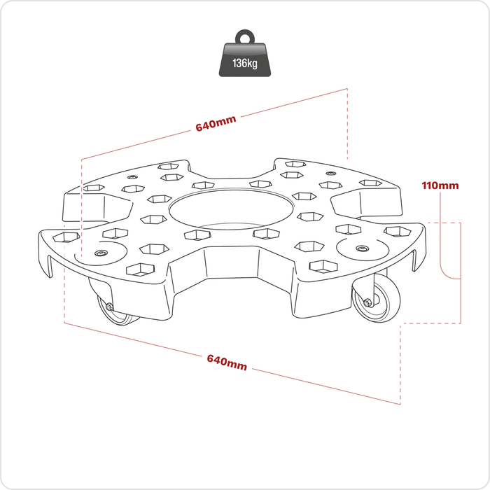 Tyre Storage/Transport Dolly | STR006