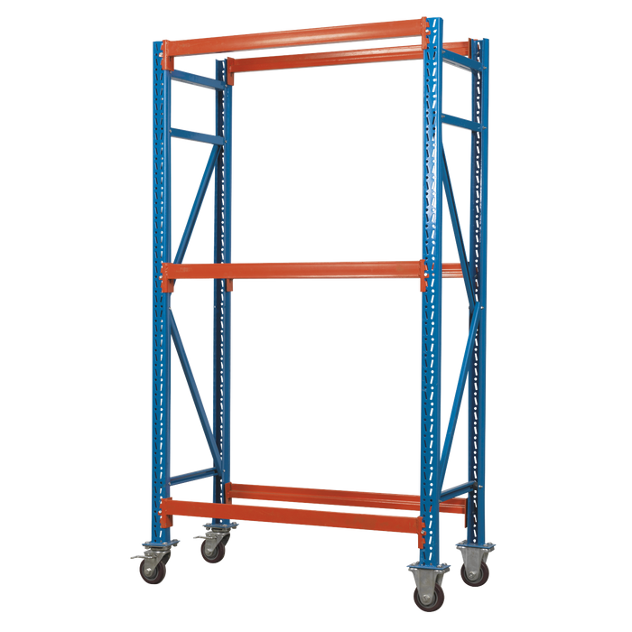 2-Level Mobile Tyre Rack 200kg Capacity Per Level | STR007