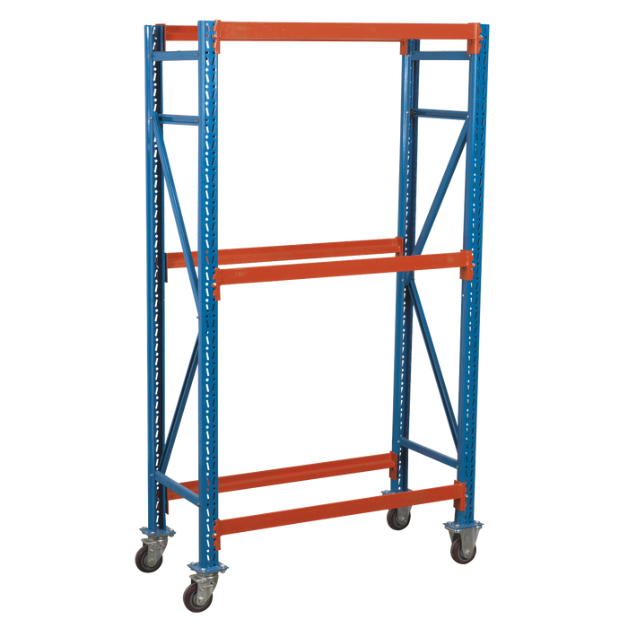2-Level Mobile Tyre Rack 200kg Capacity Per Level | STR007