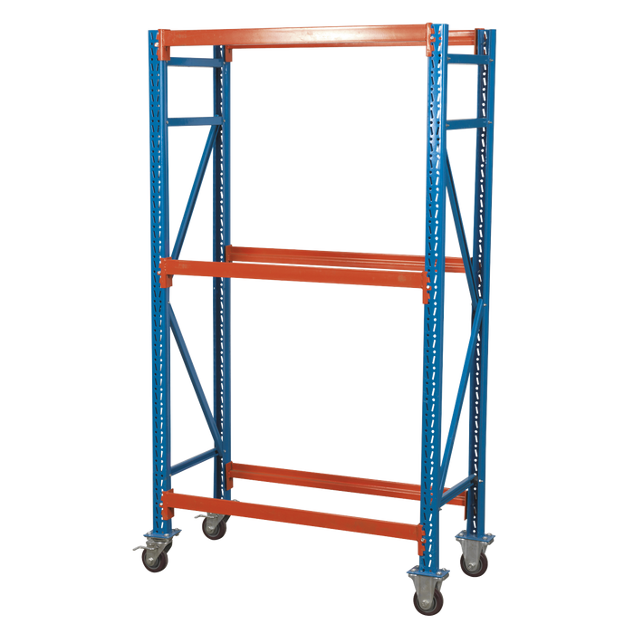 2-Level Mobile Tyre Rack 200kg Capacity Per Level | STR007