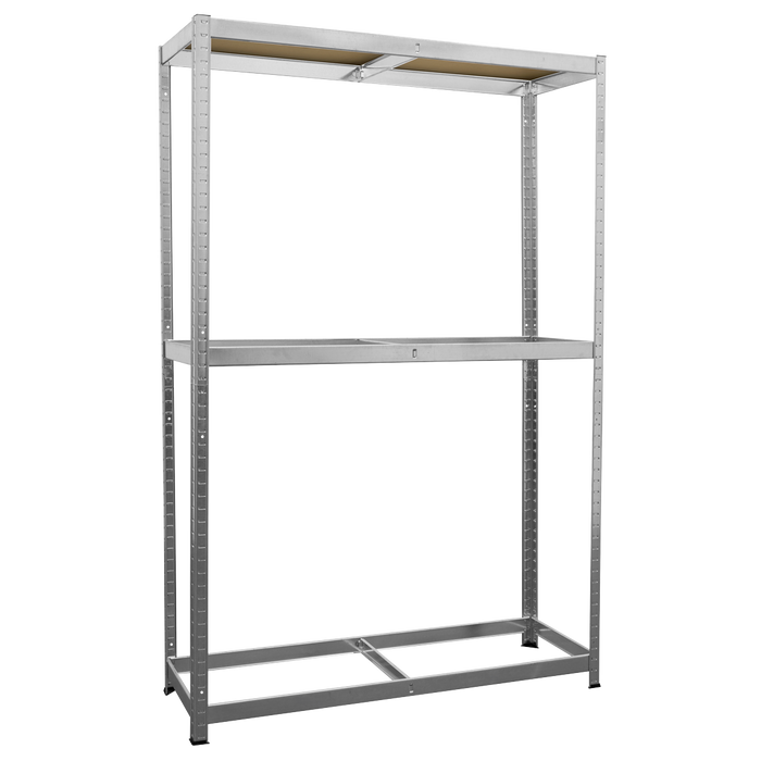 2-Level Tyre Rack with Shelf 150kg Capacity Per Level | STR008