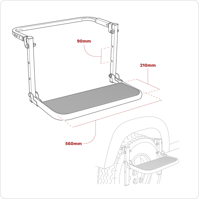 Folding Wheel Step | STS01