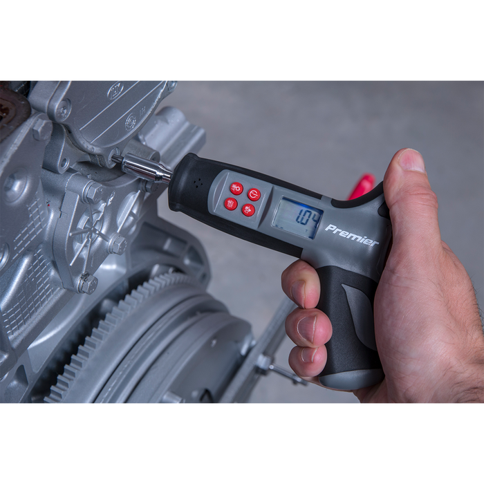 Premier Digital Torque Screwdriver 1/4"Hex Drive 0-20Nm | STS104