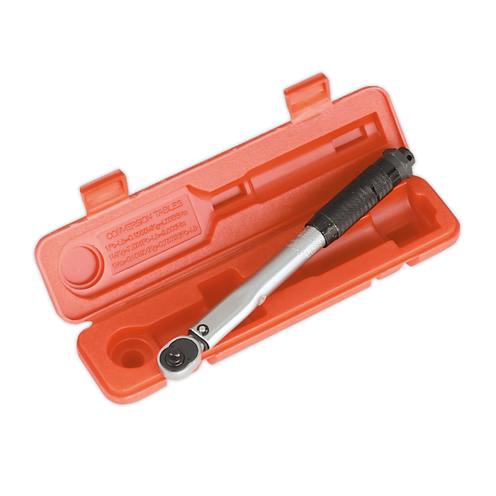 Premier Calibrated Micrometer Style Torque Wrench 1/4"Sq Drive 5-25Nm | STW101