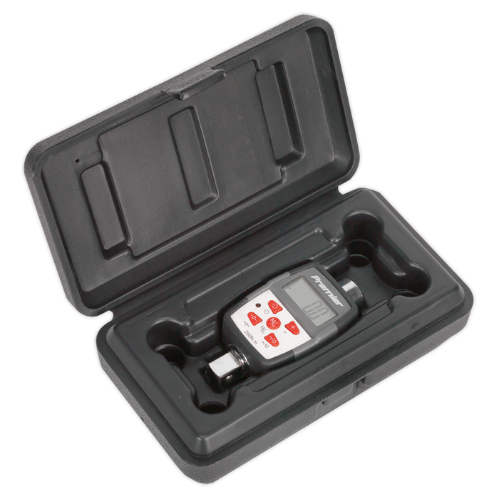 Premier Digital Torque Adaptor with Angle Function 1/2"Sq Drive 20-200Nm | STW291