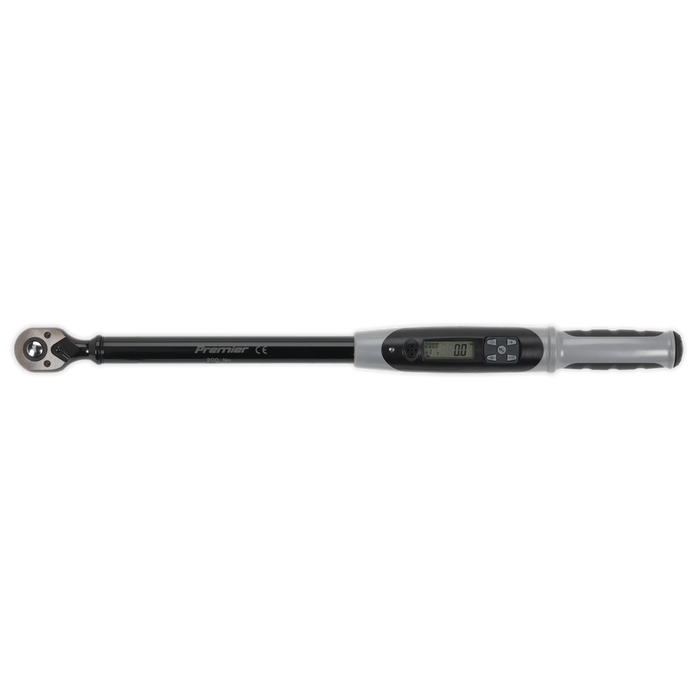 Premier Black Digital Torque Wrench with Angle Function 1/2"Sq Drive 20-200Nm | STW306B
