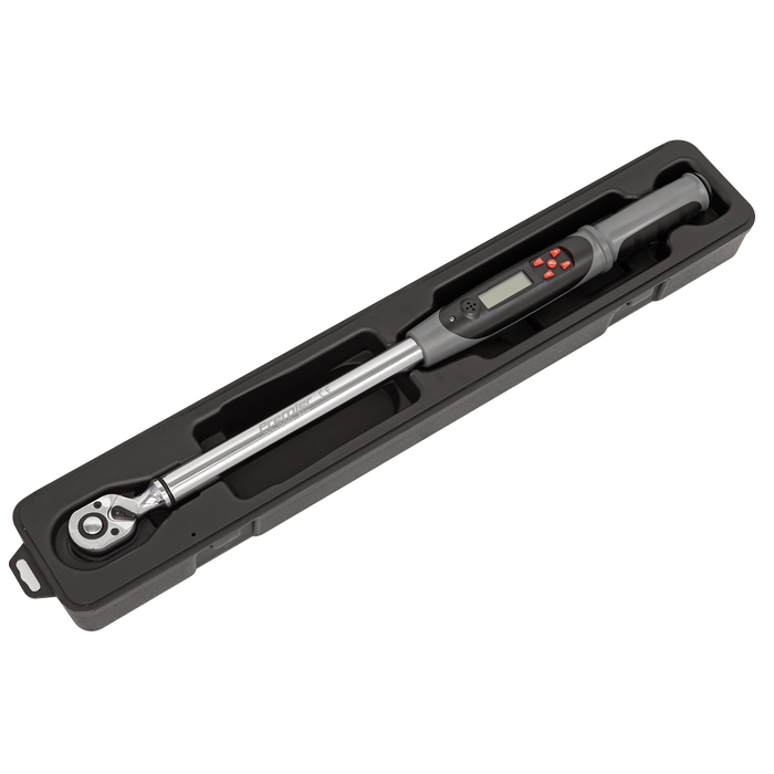 Premier Digital Torque Wrench with Angle Function 1/2"Sq Drive 20-200Nm | STW306