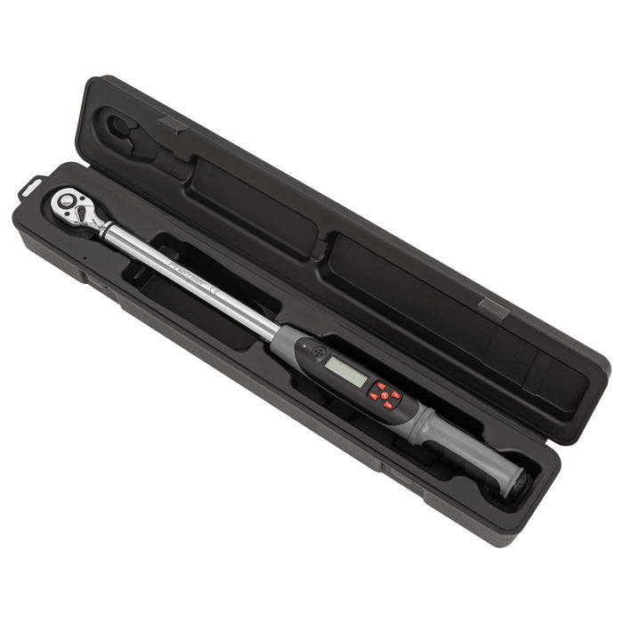 Premier Digital Torque Wrench with Angle Function 1/2"Sq Drive 20-200Nm | STW306