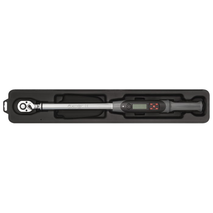 Premier Digital Torque Wrench with Angle Function 1/2"Sq Drive 20-200Nm | STW306