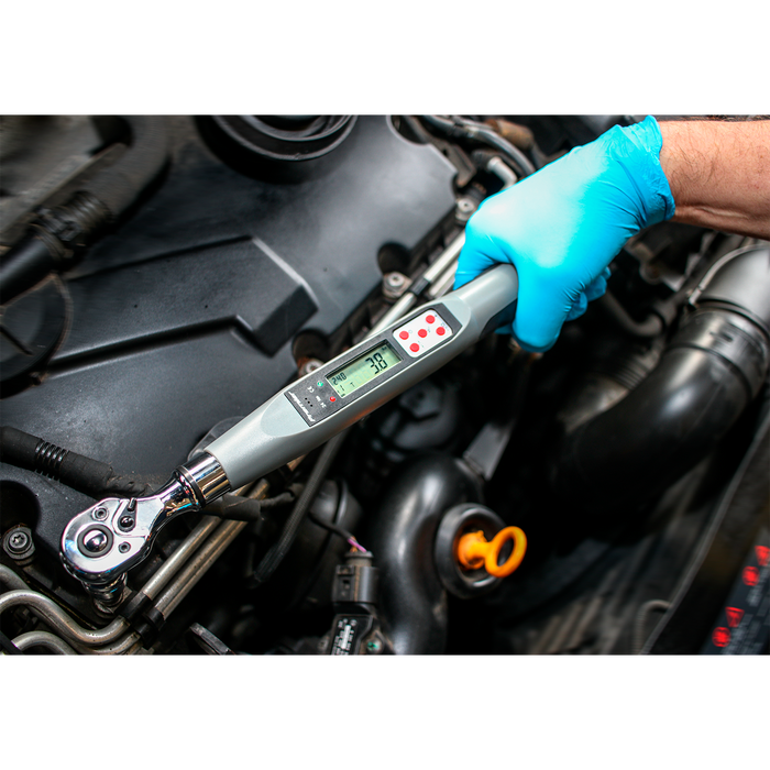 Premier Digital Torque Wrench Digital 3/8"Sq Drive 2-24Nm | STW307