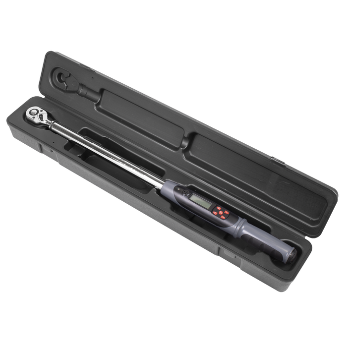 Premier Digital Torque Wrench with Angle Function 1/2"Sq Drive 30-340Nm | STW310