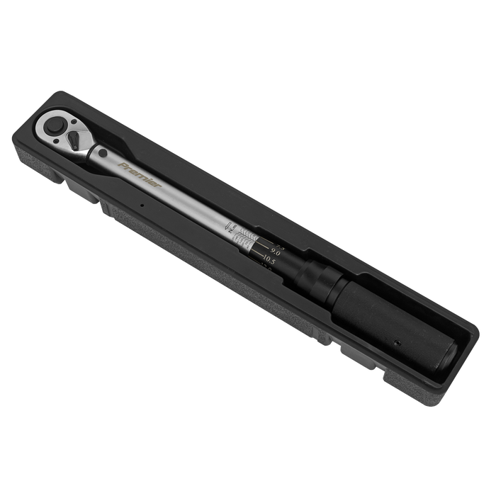 Premier Micrometer Torque Wrench 1/2"Sq Drive 40-210Nm | STW400