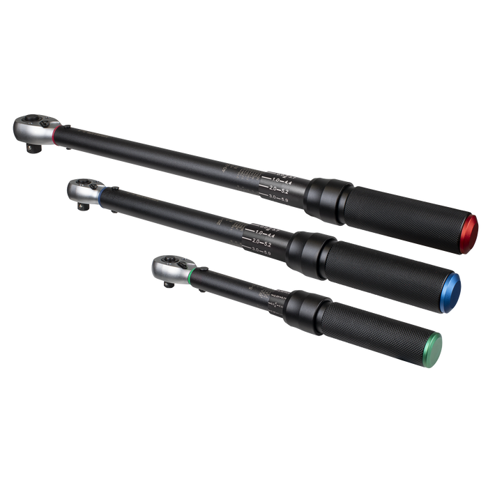 Torque Wrench Micrometer 3pc Set – Premier Black | STW900SETB