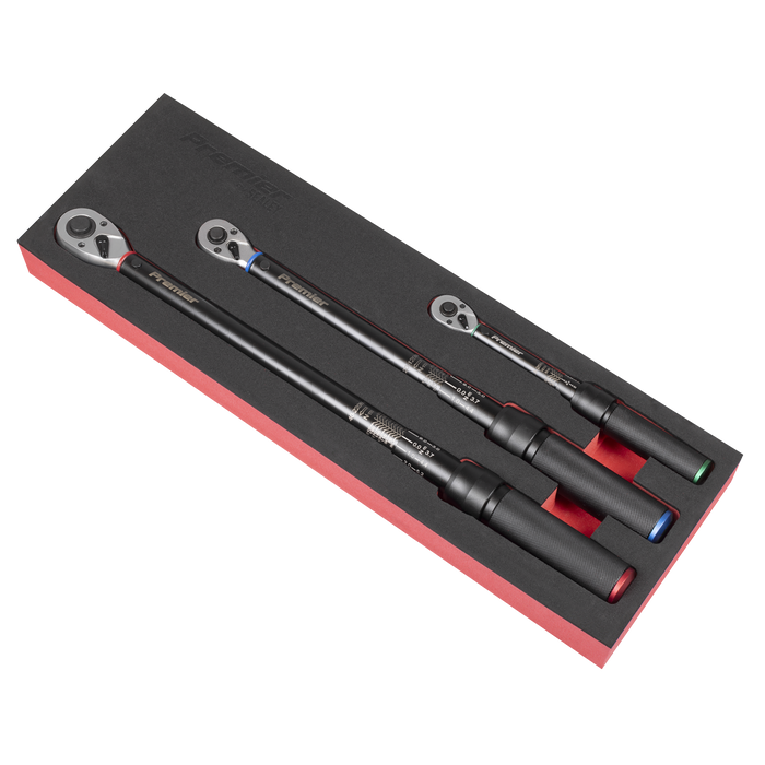 Torque Wrench Micrometer 3pc Set – Premier Black | STW900SETB