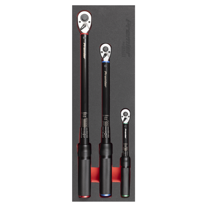 Torque Wrench Micrometer 3pc Set – Premier Black | STW900SETB