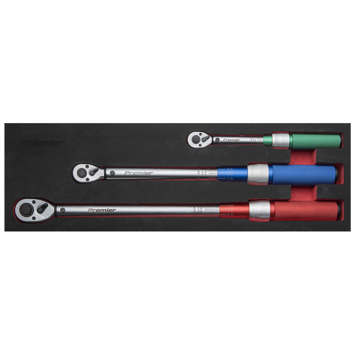 Premier Calibrated Micrometer Torque Wrench Set 3pc | STW900SET
