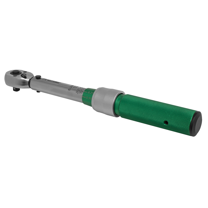 Premier Calibrated Micrometer Torque Wrench 1/4"Sq Drive 5-25Nm | STW901