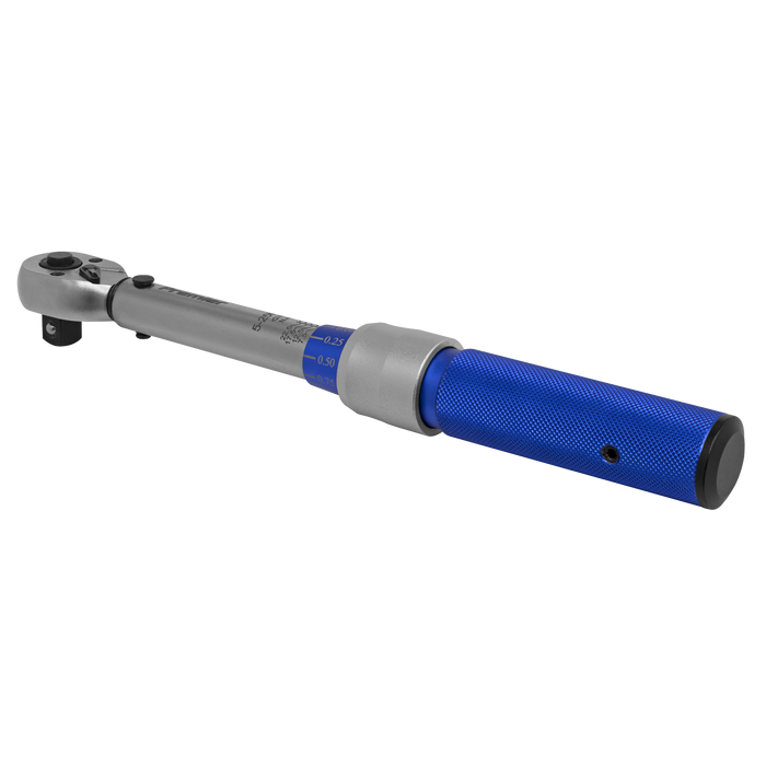 Premier Calibrated Micrometer Torque Wrench 3/8"Sq Drive 5-25Nm | STW902