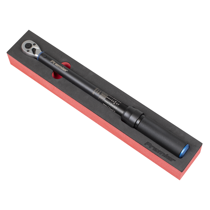 Torque Wrench Micrometer 3/8"Sq Drive Calibrated 20-120Nm - Premier Black | STW903B