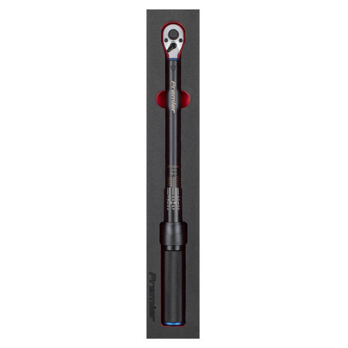 Torque Wrench Micrometer 3/8"Sq Drive Calibrated 20-120Nm - Premier Black | STW903B