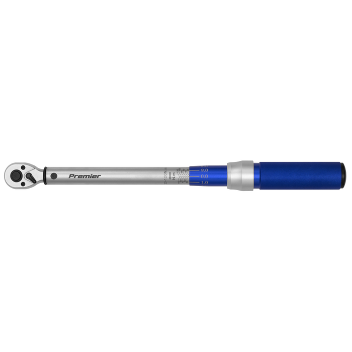 Premier Calibrated Micrometer Torque Wrench 3/8"Sq Drive 20-120Nm | STW903