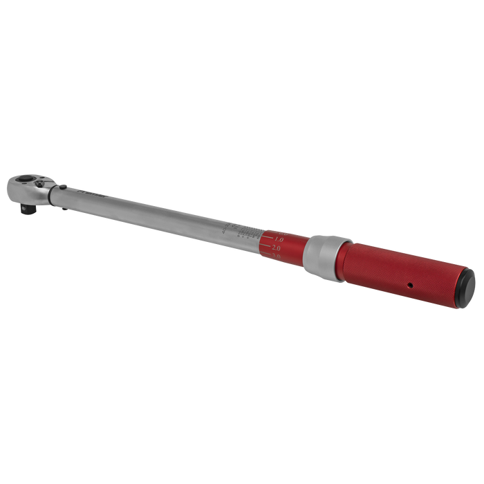 Premier Calibrated Micrometer Torque Wrench 1/2"Sq Drive 40-220Nm | STW904