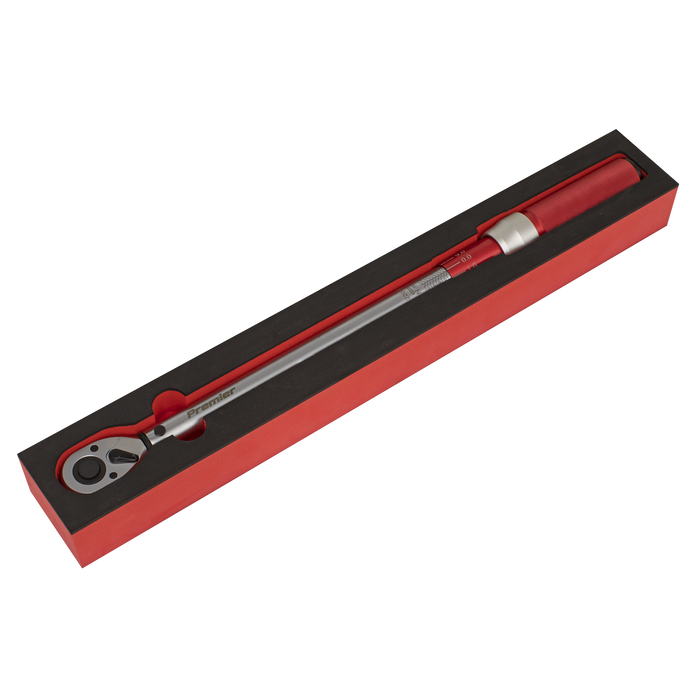 Premier Calibrated Micrometer Torque Wrench 1/2"Sq Drive 40-220Nm | STW904