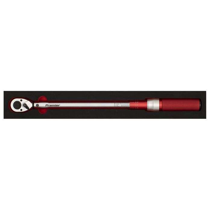 Premier Calibrated Micrometer Torque Wrench 1/2"Sq Drive 40-220Nm | STW904
