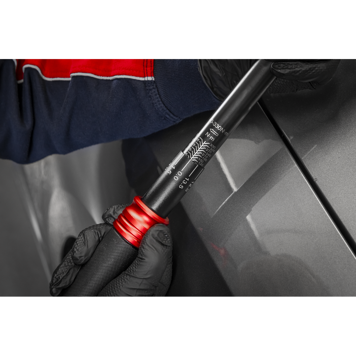 Torque Wrench Micrometer 1/2"Sq Drive Calibrated 60-330Nm - Premier Black | STW905B