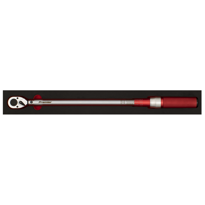 Premier Calibrated Micrometer Torque Wrench 1/2"Sq Drive 60-330Nm | STW905