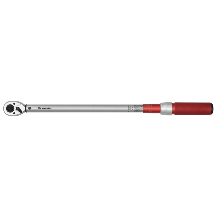 Premier Calibrated Micrometer Torque Wrench 1/2"Sq Drive 60-330Nm | STW905