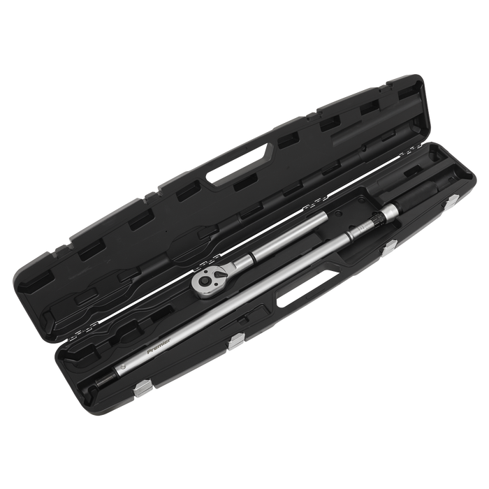 Premier Calibrated Micrometer Torque Wrench 3/4"Sq Drive 160-800Nm | STW907