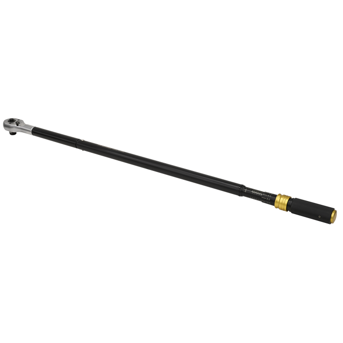 Premier Black Torque Wrench Micrometer 3/4"Sq Drive Calibrated 200-1000Nm | STW908B