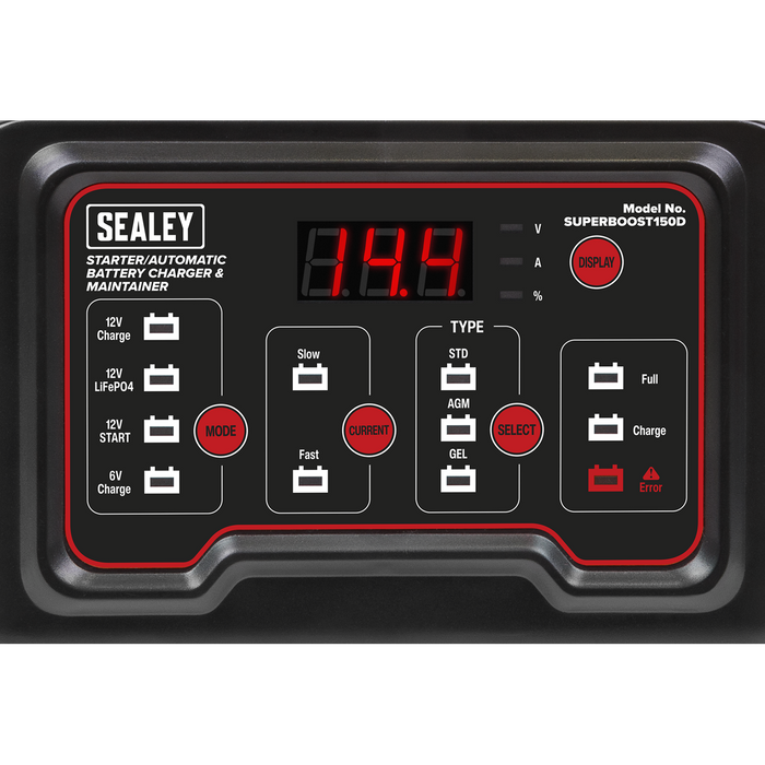 6/12V Automatic Battery Charger & Maintainer 150A Starter/15A | SUPERBOOST150D