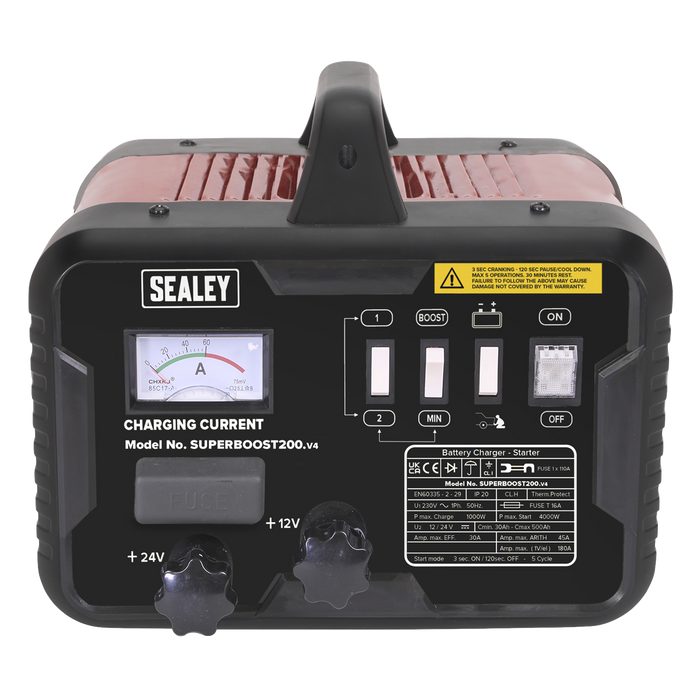 12/24V Starter/Charger 200/45A 230V | SUPERBOOST200