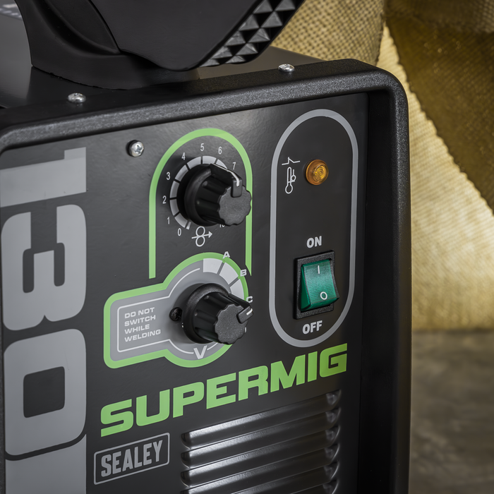 Mini Portable Gas/Gasless MIG Welder 130A 230V | SUPERMIG130