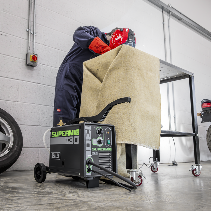 Mini Portable Gas/Gasless MIG Welder 130A 230V | SUPERMIG130