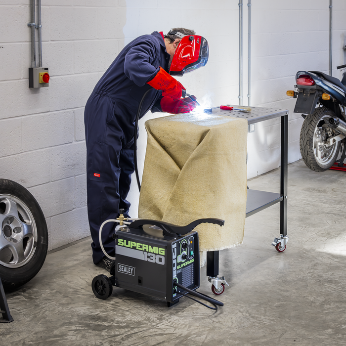Mini Portable Gas/Gasless MIG Welder 130A 230V | SUPERMIG130