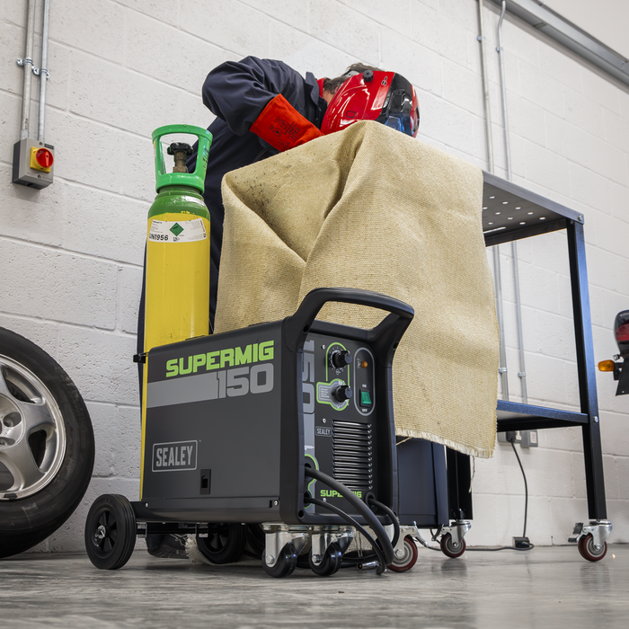 Gas/Gasless MIG Welder 150A 230V | SUPERMIG150