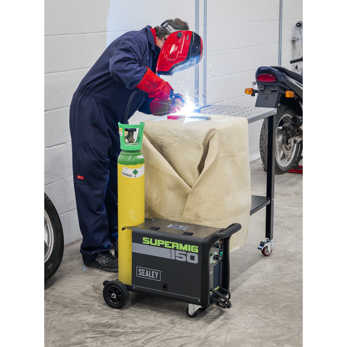 Gas/Gasless MIG Welder 150A 230V | SUPERMIG150