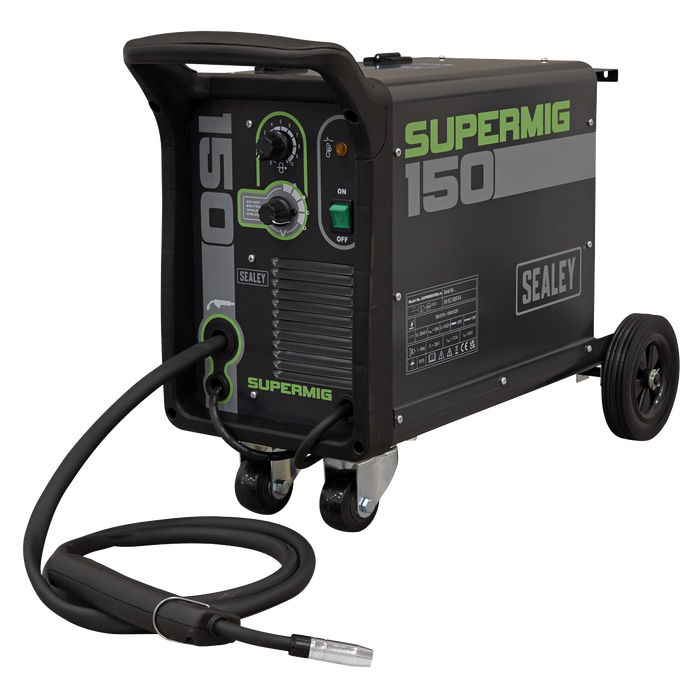 Gas/Gasless MIG Welder 150A 230V | SUPERMIG150