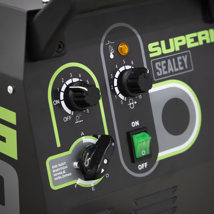 Professional Gas/Gasless MIG Welder with Binzel® Euro Torch 200A 230V | SUPERMIG200