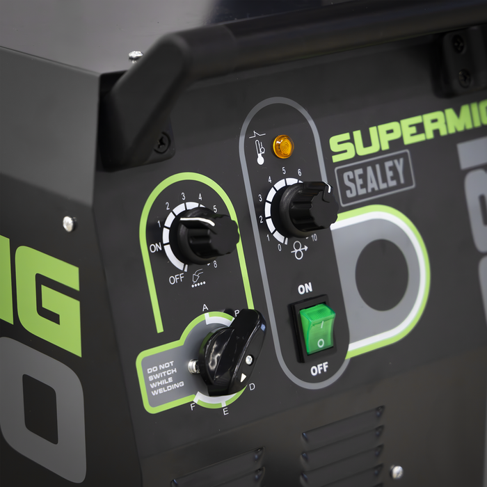 Professional Gas/Gasless MIG Welder with Binzel® Euro Torch 230A 230V | SUPERMIG230